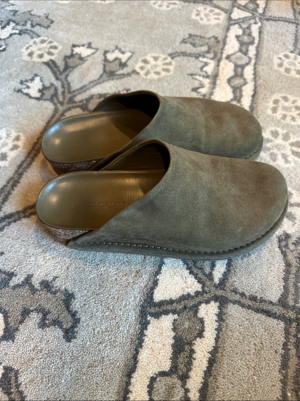 Jenni Kayne Laurel Clog Olive 38